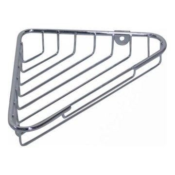 Estante esquinero de ducha 14x21,5 cm cromo brillante