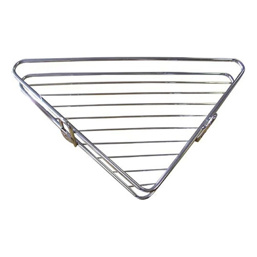 Estante esquinero de ducha 25x34 cm cromo brillante