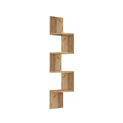 Estante esquinero de pared 117,2x22 cm pino atlántico