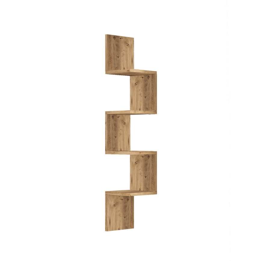 Estante esquinero de pared 117,2x22 cm pino atlántico