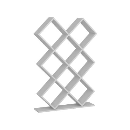 Estante para libros KUMSAL 129x90 cm blanco