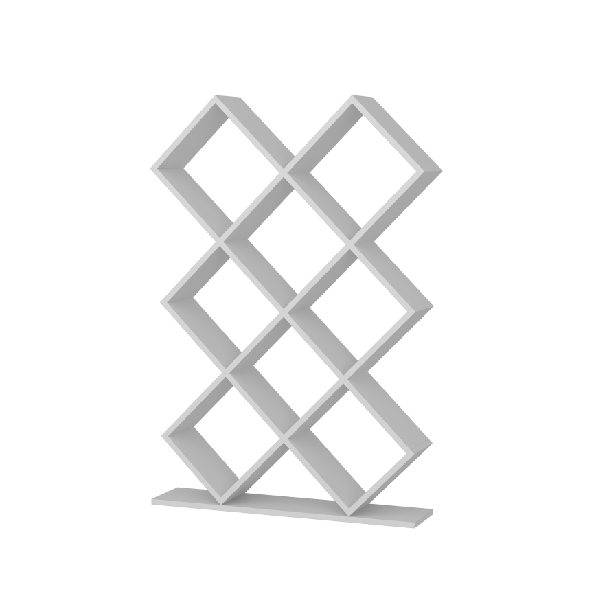 Estante para libros KUMSAL 129x90 cm blanco