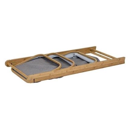 Estante plegable con cestas