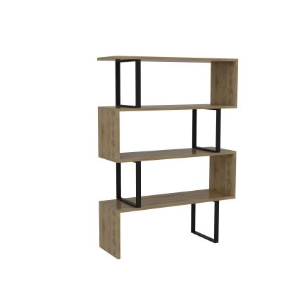 Estantería ADRIANA 124x91,5 cm beige/negro