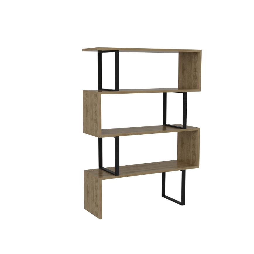 Estantería ADRIANA 124x91,5 cm beige/negro