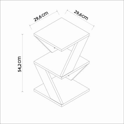 Estantería ALVINA negra