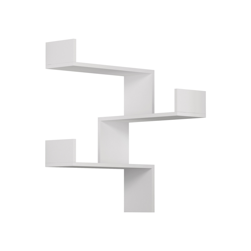 Estantería de esquina LUKSA 90x60 cm blanco