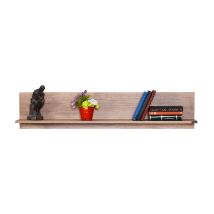Estantería de pared 25x120 cm marrón
