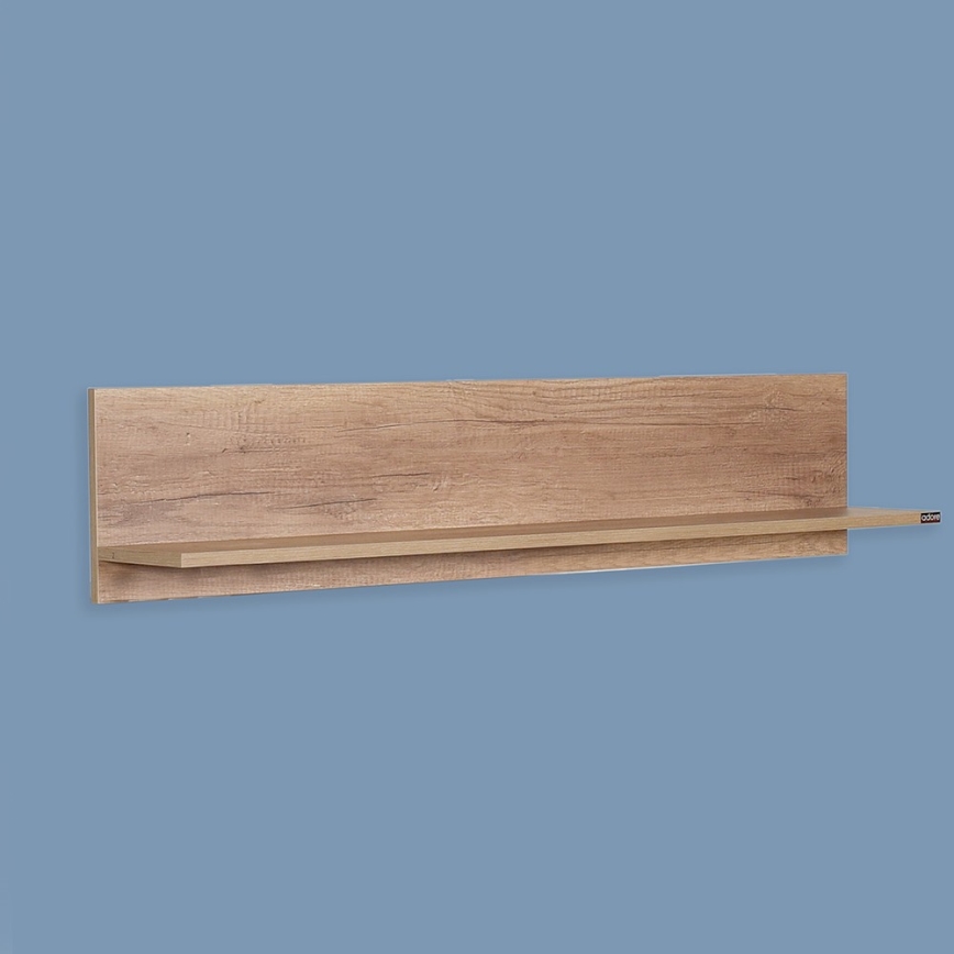 Estantería de pared 25x120 cm marrón