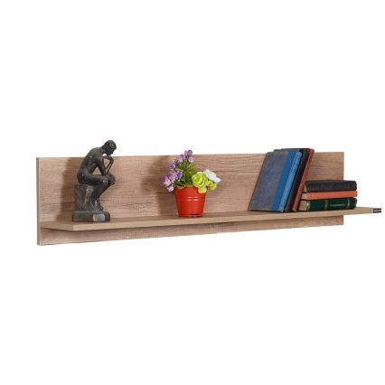 Estantería de pared 25x120 cm marrón