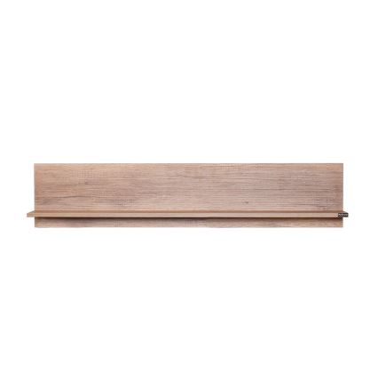 Estantería de pared 25x120 cm marrón