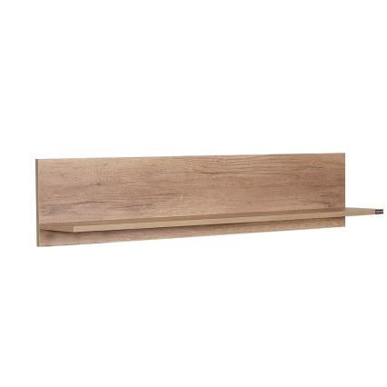 Estantería de pared 25x120 cm marrón