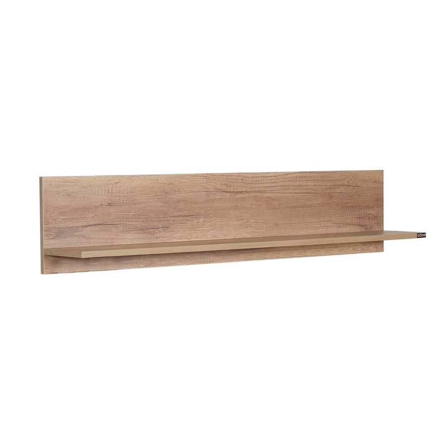 Estantería de pared 25x120 cm marrón