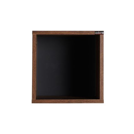 Estantería de pared 33x33 cm marrón