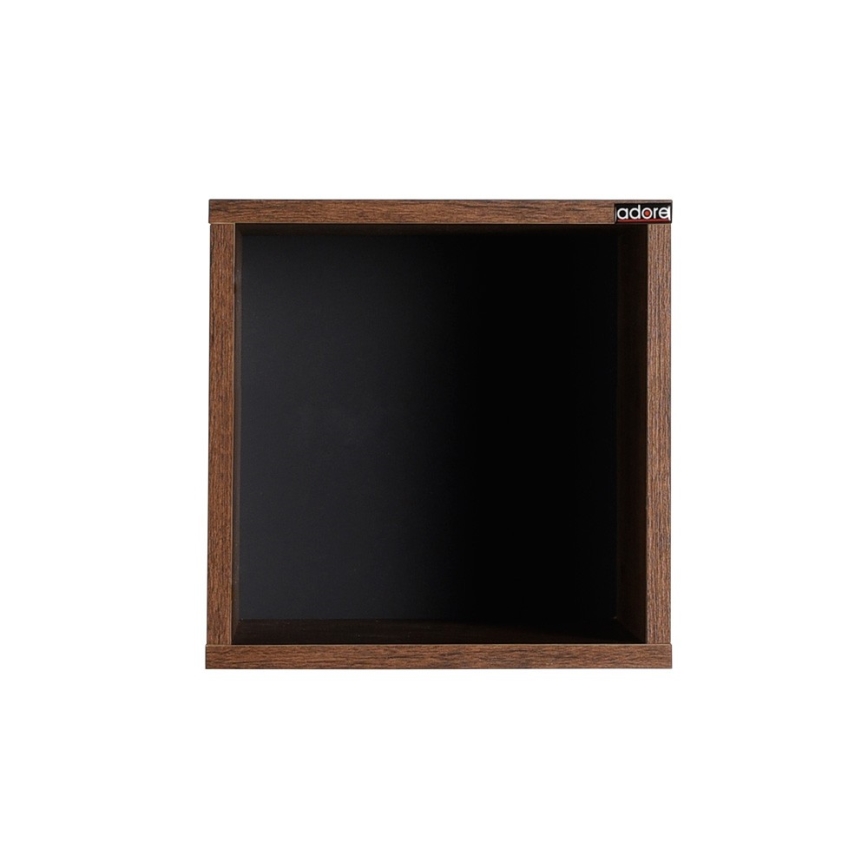 Estantería de pared 33x33 cm marrón