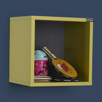 Estantería de pared 33x33 cm verde