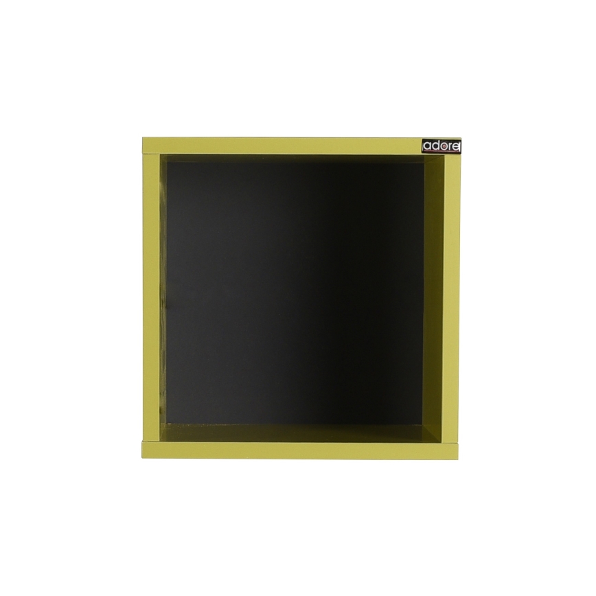 Estantería de pared 33x33 cm verde