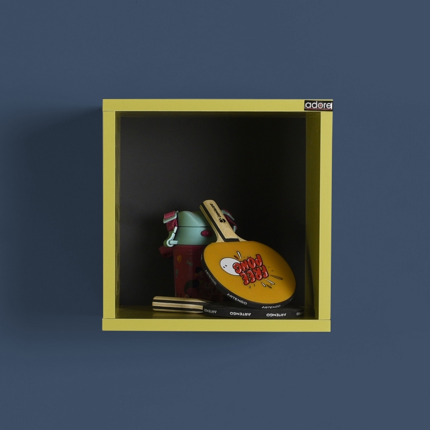 Estantería de pared 33x33 cm verde