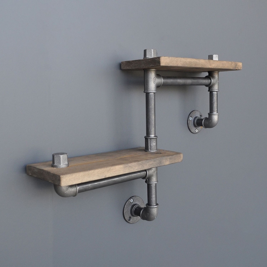 Estantería de pared BORURAF 30x55 cm abeto