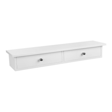 Estantería de pared con compartimentos SHELFY, blanca