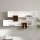 Estantería de pared KAREN 120x72,2 cm blanco/nogal