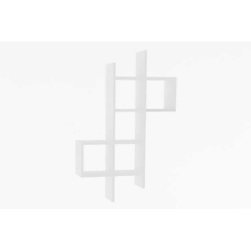 Estantería de pared KENO 125x78,6 cm blanco