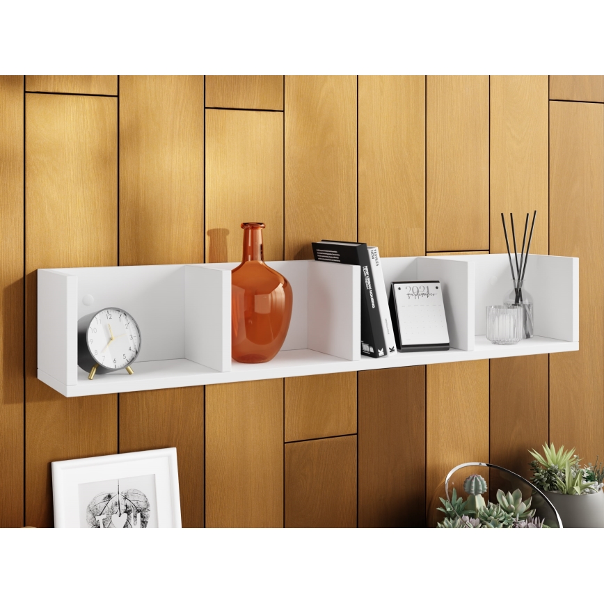 Estantería de pared LOTIKO 17x95 cm blanco