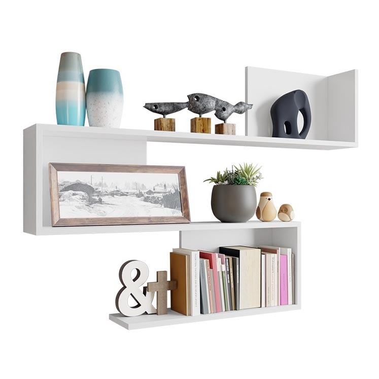 Estantería de pared MANUNIA 80x110 cm blanco