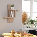 Estantería de pared MILL 70x64 cm beige