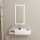 Estantería de pared + pared espejo VIEN blanco