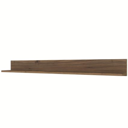Estantería de pared RANI 135,8x15 cm marrón