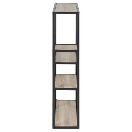 Estantería de pared SARON roble sonoma/negro