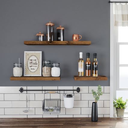 Estantería de pared SHELFY, marrón