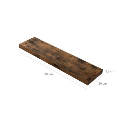 Estantería de pared SHELFY, marrón