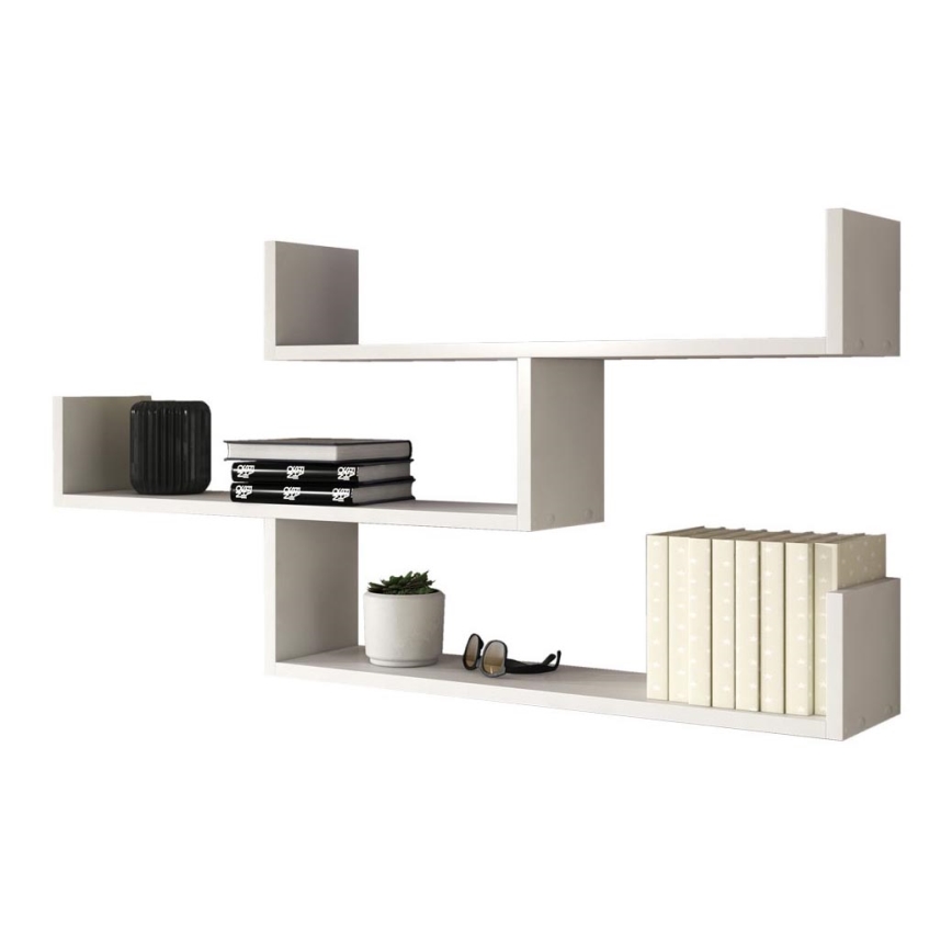 Estantería de pared TRIO 55x119 cm blanco