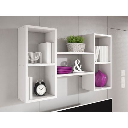 Estantería de pared TRIO 60x102 cm blanco