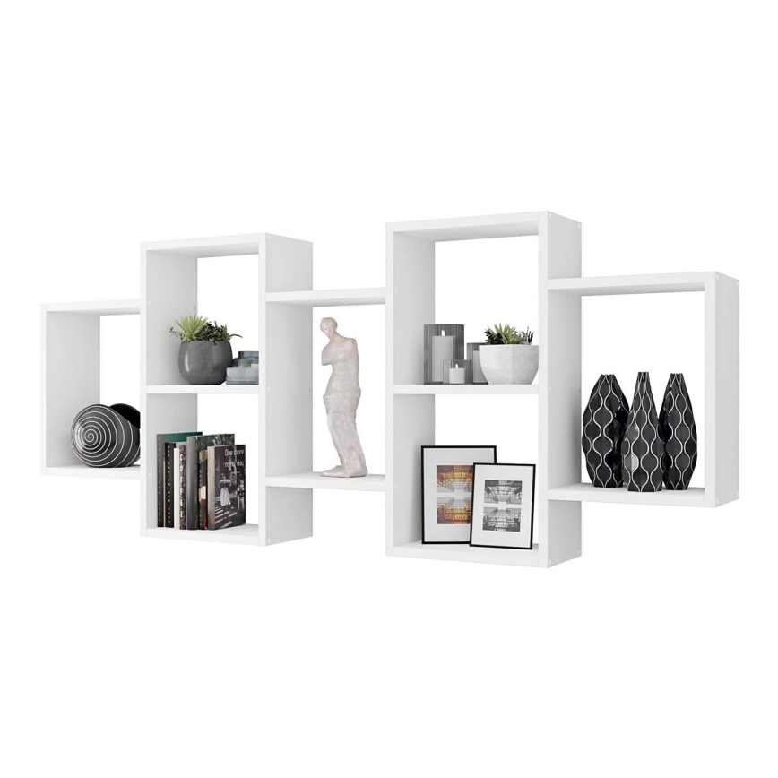 Estantería de pared TRIO 65x161 cm blanco