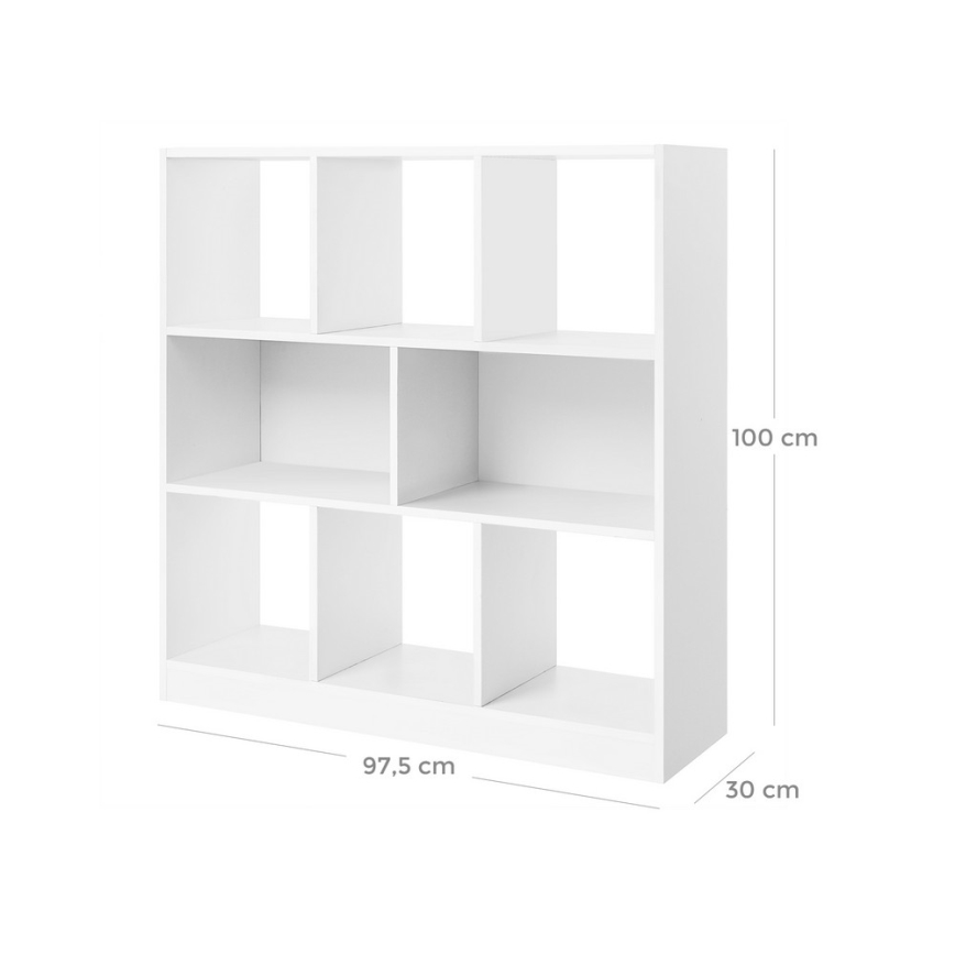 Estantería DOVARO blanca