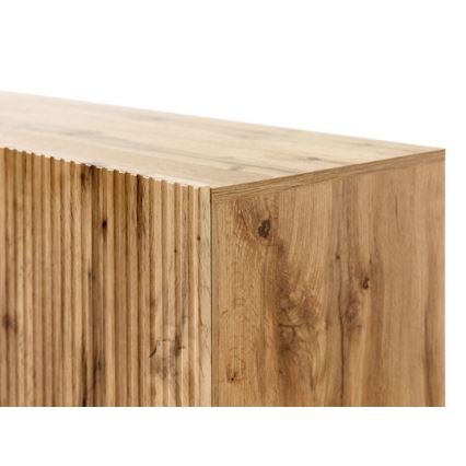 Estantería + espejo de pared CON roble wotan