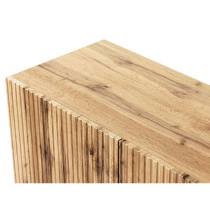 Estantería + espejo de pared CON roble wotan