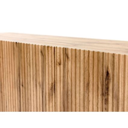 Estantería + espejo de pared CON roble wotan