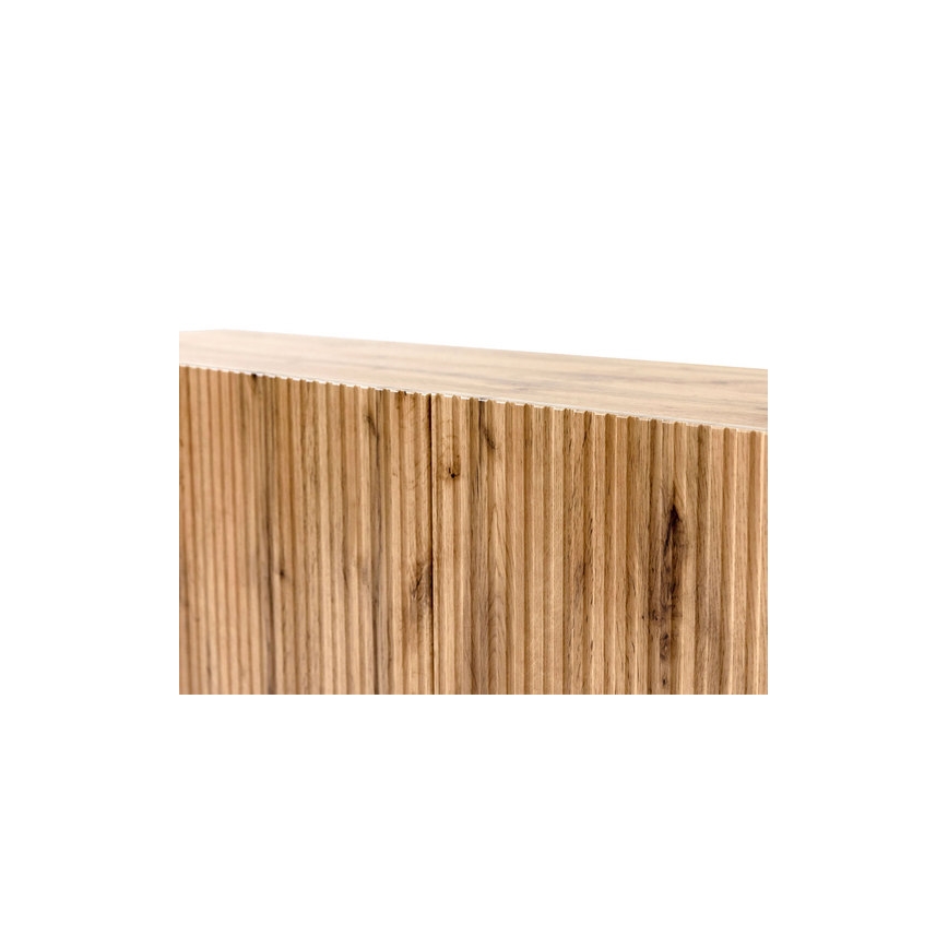 Estantería + espejo de pared CON roble wotan