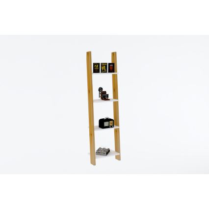 Estantería FAYKO 170x49 cm beige/blanco