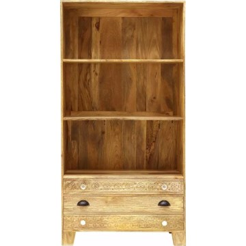 Estantería MANU 180x90 cm madera maciza/árbol de mango