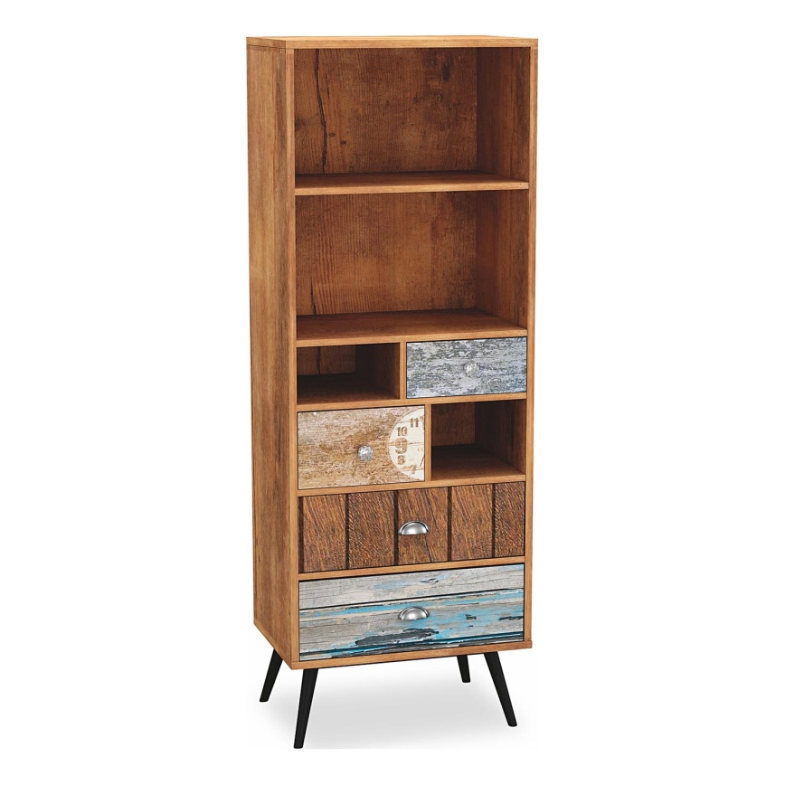 Estantería MEZO 180x60 cm roble wotan