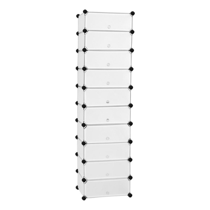 Estantería modular con cajones BOXIFY blanca