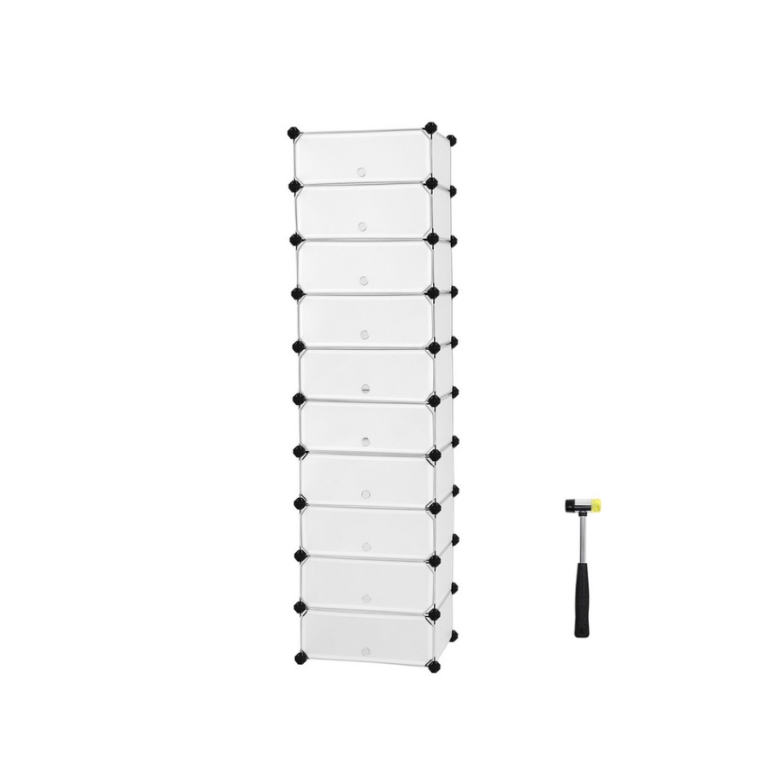 Estantería modular con cajones BOXIFY blanca