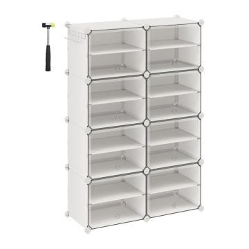 Estantería modular con compartimentos BOXIFY blanca