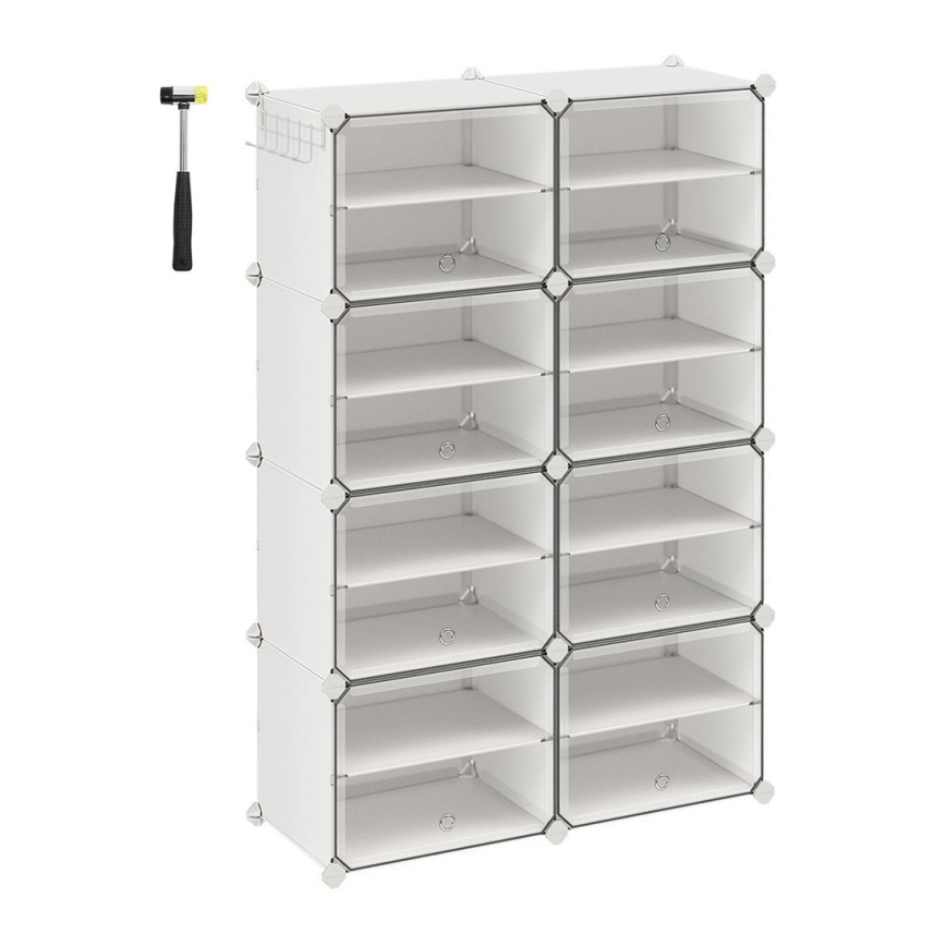 Estantería modular con compartimentos BOXIFY blanca