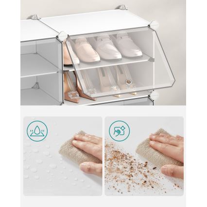 Estantería modular con compartimentos BOXIFY blanca
